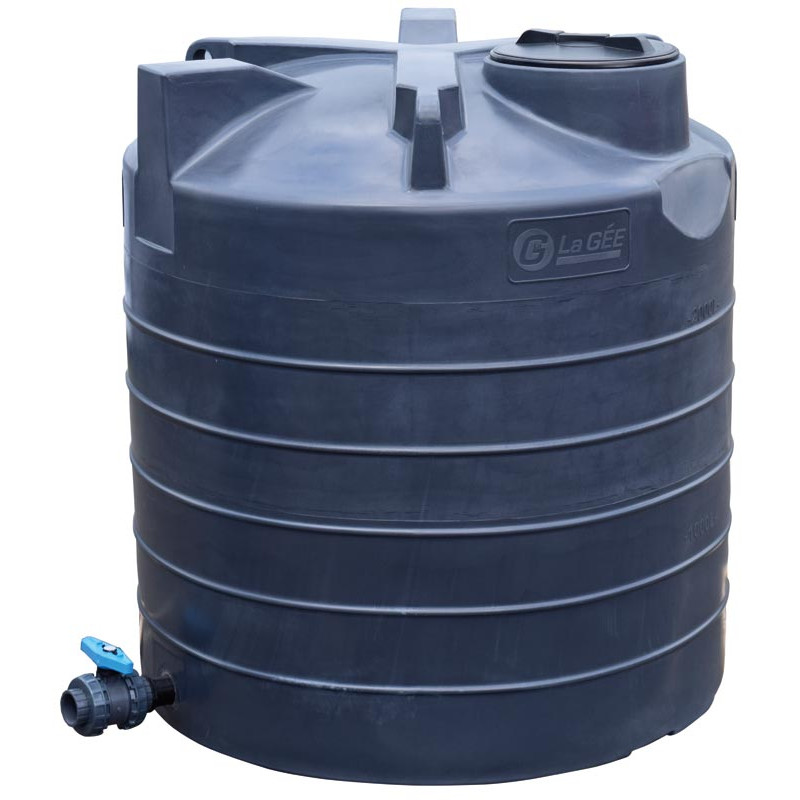 Vertical above-ground storage tank ø 1.60 m - 3000 L