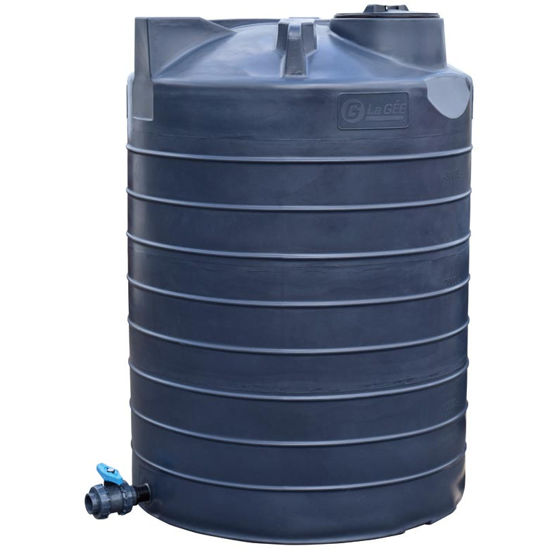 Vertical above-ground storage tank ø 1.60 m - 4000 L