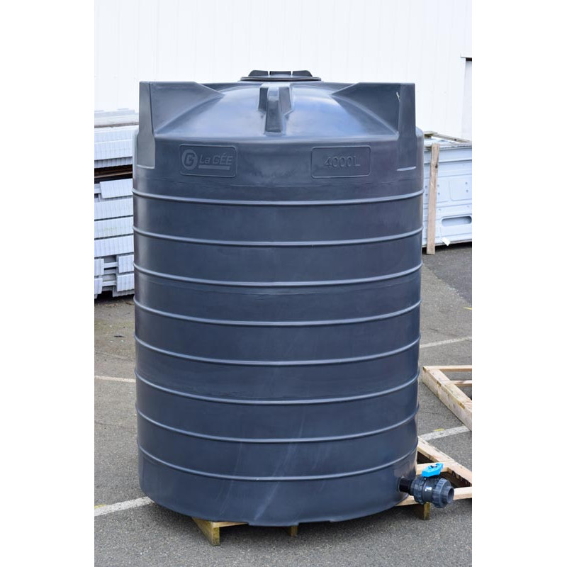 Vertical above-ground storage tank ø 1.60 m - 4000 L