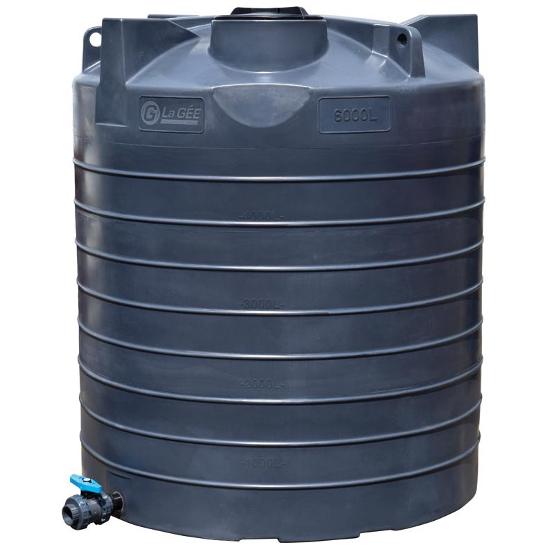 Vertical above-ground storage tank ø 1,95 m - 6000 L