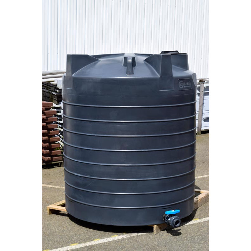 Vertical above-ground storage tank ø 1,95 m - 6000 L