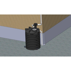 "La Gée MAXI Filter" for gutter water collection for water storage tank "La Gée MAXI Filter" for gutter water collection for water storage tank