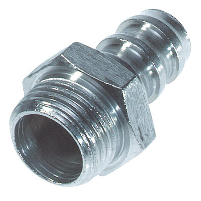 Ribbed 1/2" connection - 1/2" male