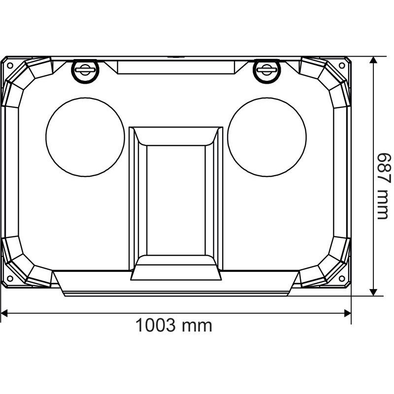 POLYTHERME 2 bowl drinker