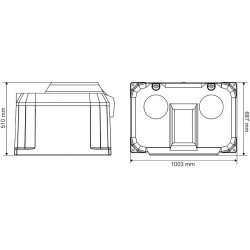 POLYTHERME 2 bowl drinker