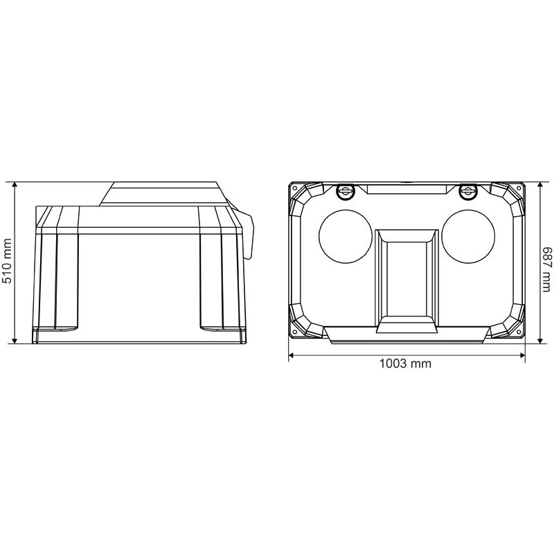 POLYTHERME 2 bowl drinker