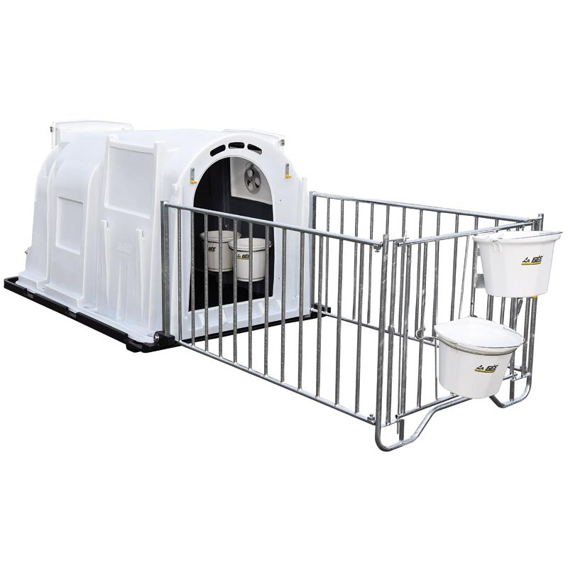 XXL comfort calf hutch with grating pack