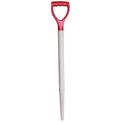Spade shaft with red handle 