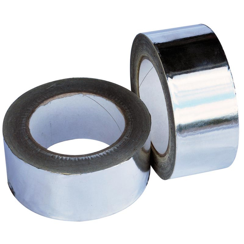 Roll of aluminium adhesive tape Roll of aluminium adhesive tape