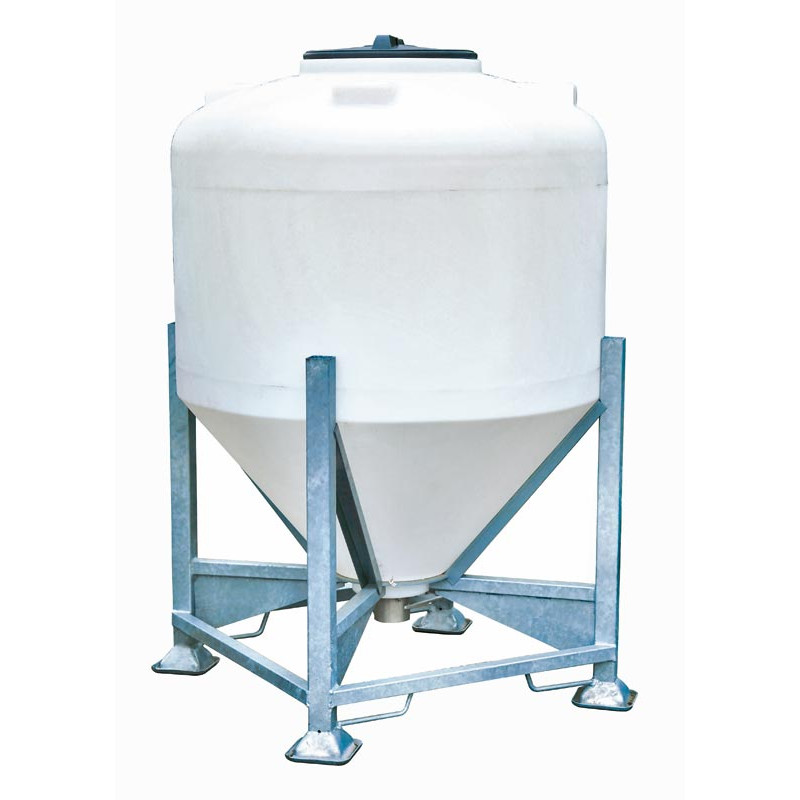 1,000 l feedstuffs silo with hatch on chassis 1,000 l feedstuffs silo with hatch on chassis