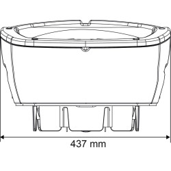 Non-heating POLYSPRING II constant level drinker
