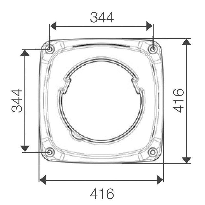 THERMO COLUMN S 600 to fasten on ground THERMO COLUMN S 600 to fasten on ground