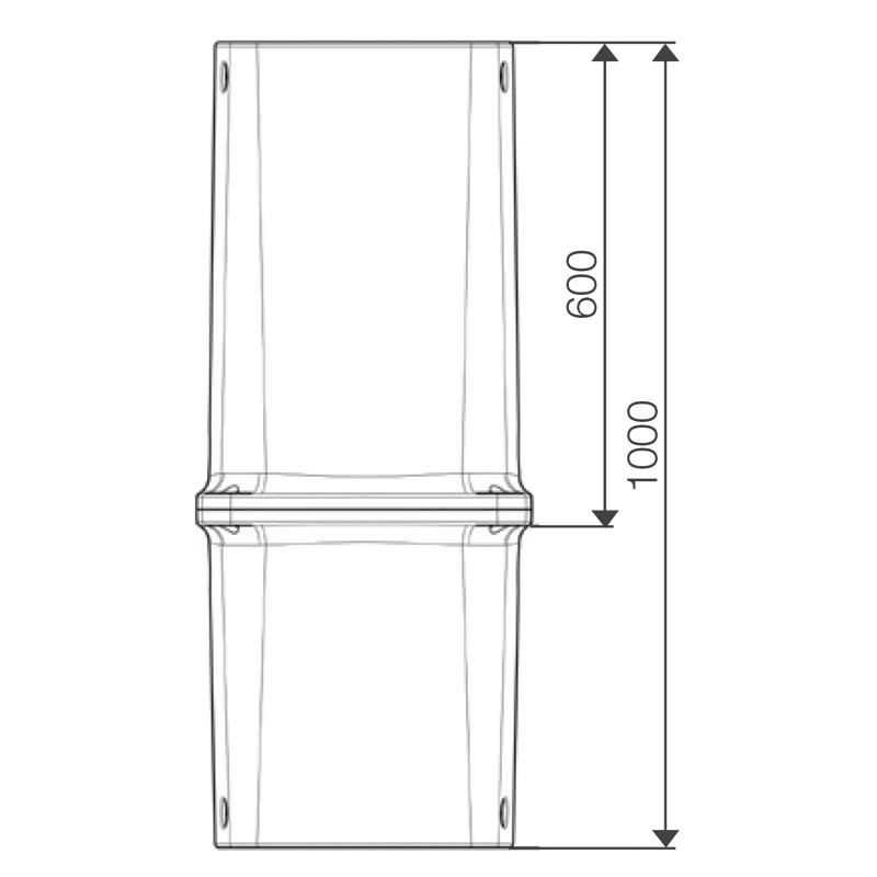 THERMO COLUMN S 600 to fasten on ground THERMO COLUMN S 600 to fasten on ground