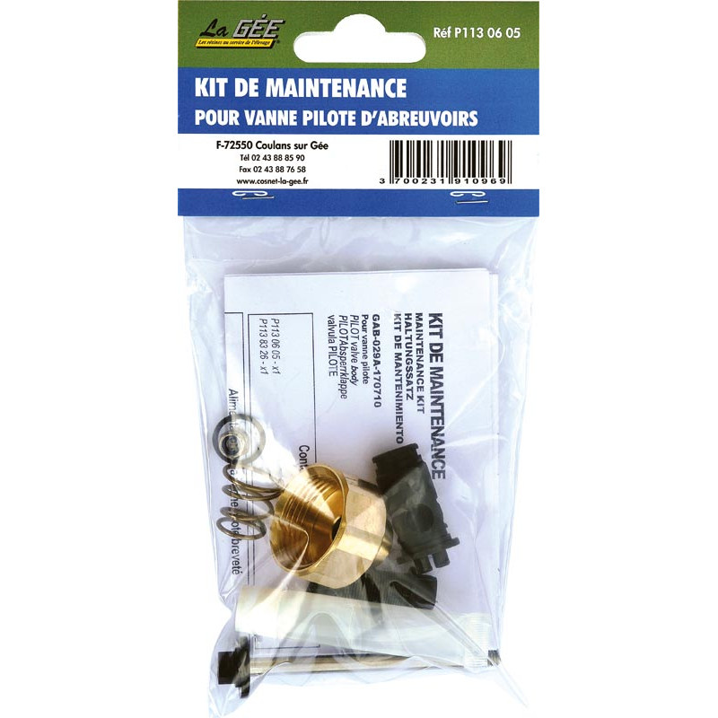Maintenance kit for brass and Stainless steel pilot valve