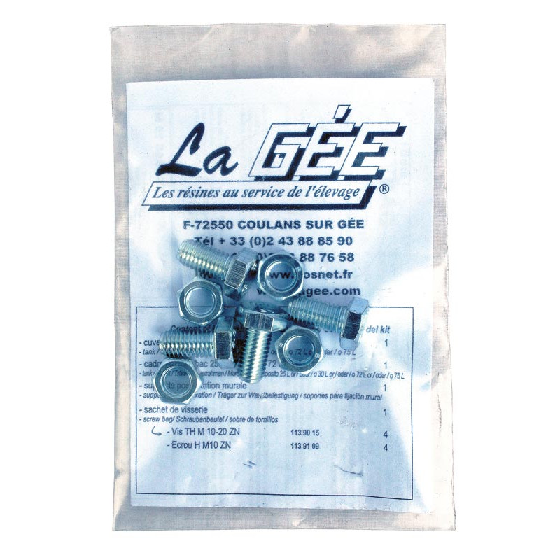 Fastening support for POLYBAC 30 M interior rim Fastening support for POLYBAC 30 M interior rim