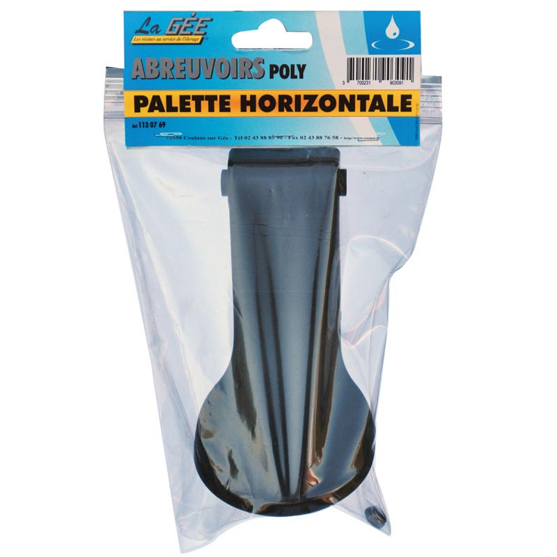 Horizontal paddle for drinkers with pilot valve Horizontal paddle for drinkers with pilot valve