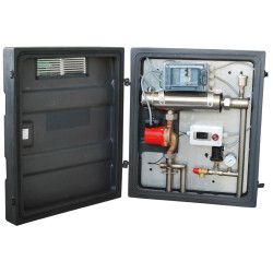 "Caloporteur" heater system cabinet