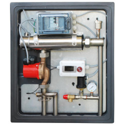 "Caloporteur" heater system cabinet